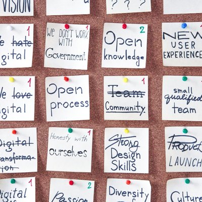 notes on the board
